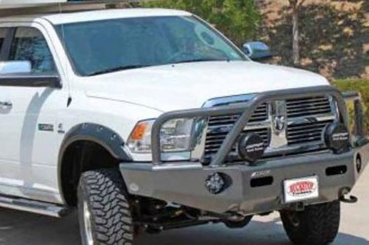 Buckstop D5BAJA Dodge Ram 2500/3500 2010-2018 Baja Front Bumper Winch Ready with Tow Hooks