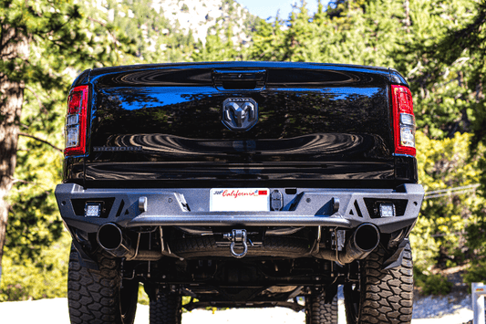 Body Armor DG-2966 Dodge Ram 1500 2019-2024 Ambush Series Rear Bumper Dual Rear Exhaust Only