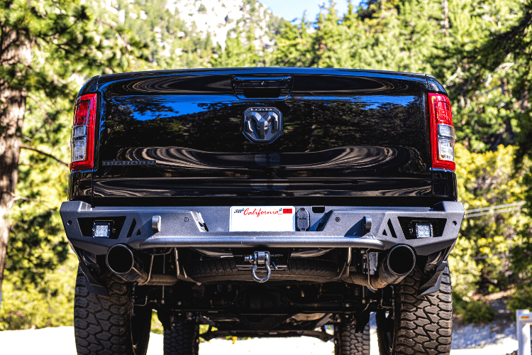 Body Armor DG-2966 Dodge Ram 1500 2019-2024 Ambush Series Rear Bumper Dual Rear Exhaust Only