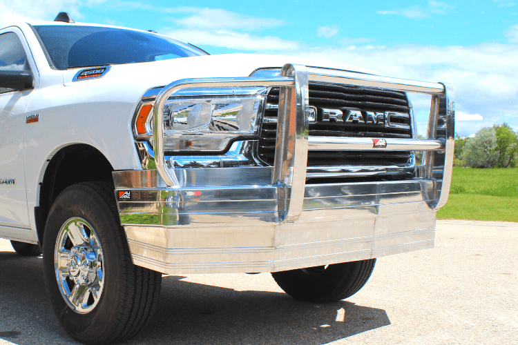 Ali Arc Traditional Aluminum Dodge Ram 2500/3500 2019-2023 Front Bumper With Light Tab Standard and Sensor DGB101LS