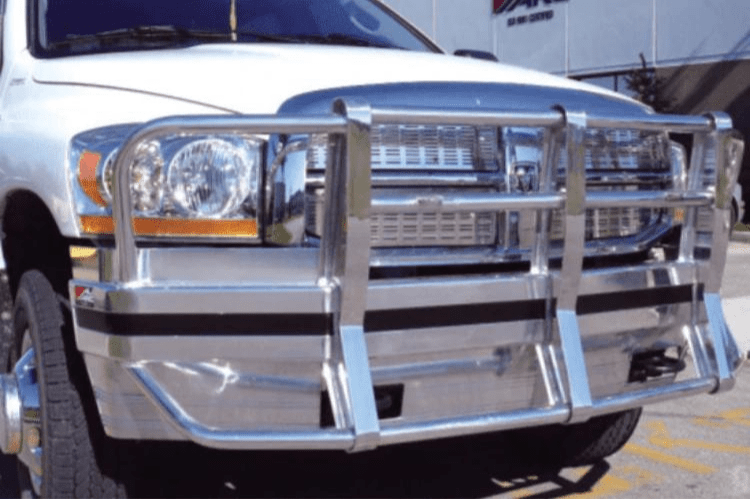 Ali Arc Traditional Aluminum Dodge Ram 1500 2002-2005 Front Bumper With Rake DGR223
