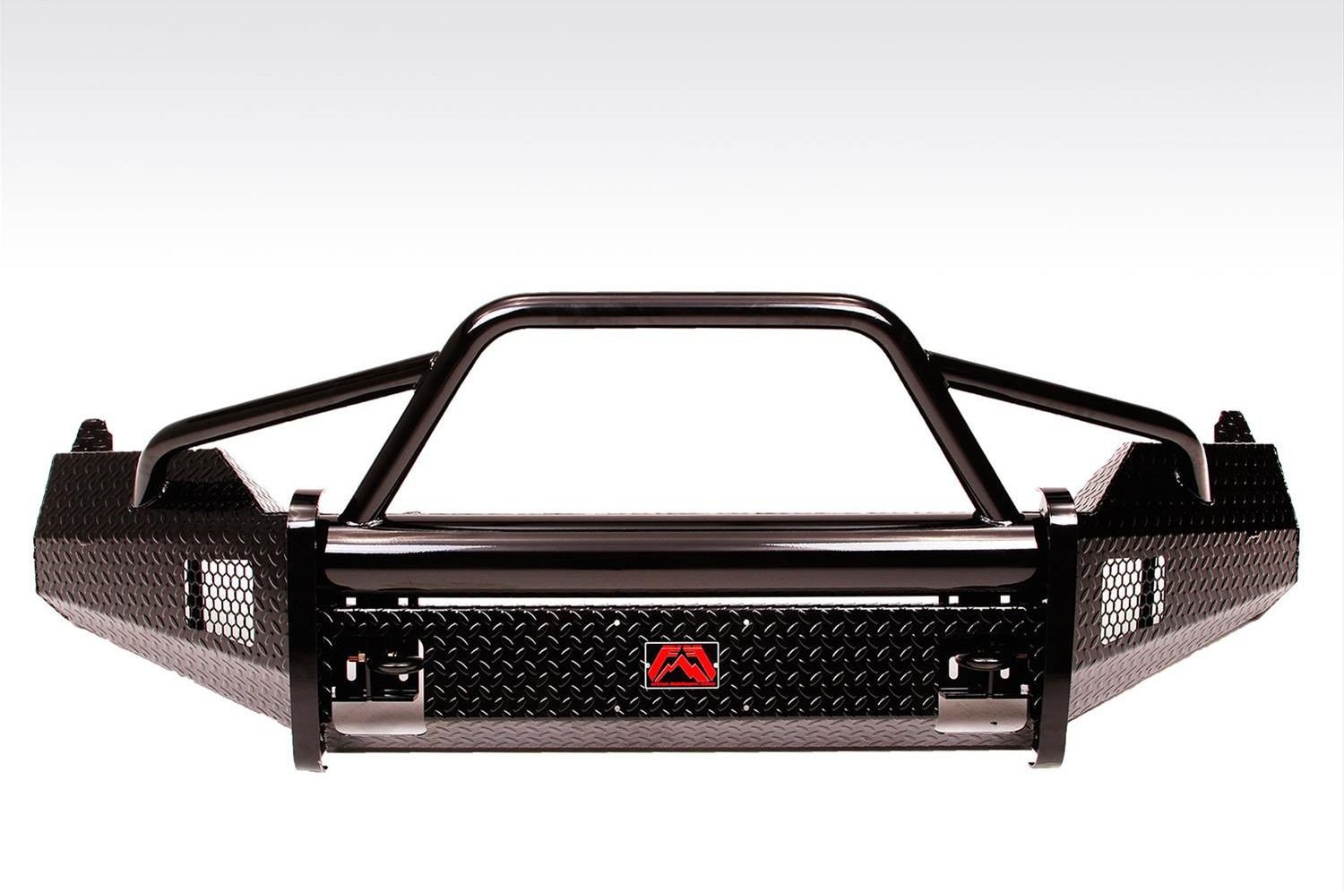 FabFours BLACK STEEL Pre-Runner Front Bumper 2009-2012 DODGE 1500 DR09-K2462-1 - BumperOnly