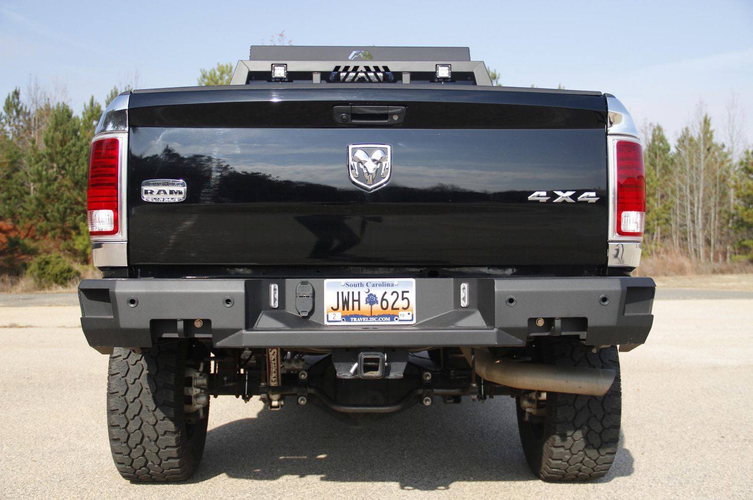 Fab Fours Premium Sensor Rear Bumper 2010-2018 Dodge Ram 4500/5500 DR09-W2952-1