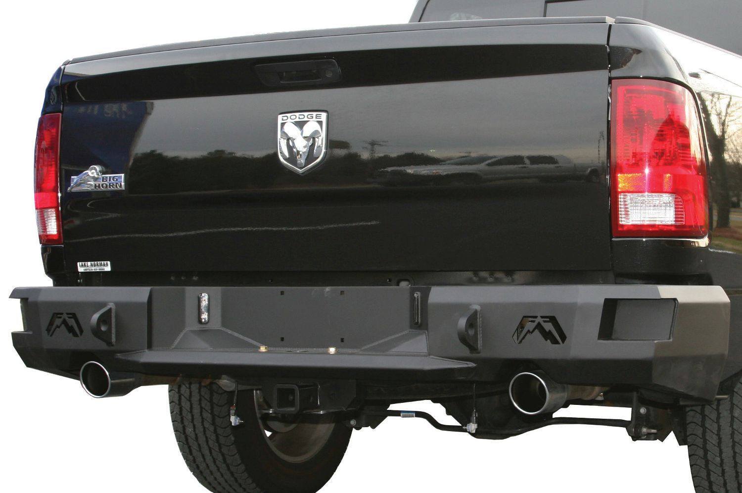 Fab Fours Premium Sensor Rear Bumper 2010-2018 Dodge Ram 4500/5500 DR09-W2952-1