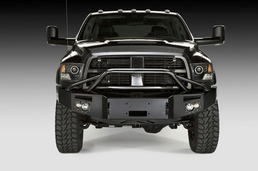 FabFours Premium Pre-Runner Truck Front Bumper 2010-2018 Dodge Ram 2500/3500 DR10-A2952-1 - BumperOnly