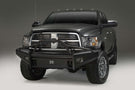 FabFours BLACK STEEL ELITE Pre-Runner Front Bumper 2010-2018 DODGE 2500-5500 DR10-Q2962-1 - BumperOnly