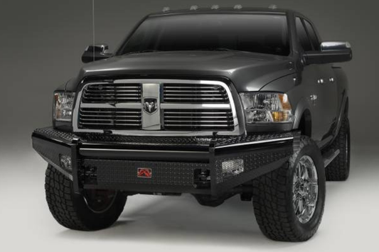 Fab Fours DR10-S2961-1 Dodge Ram 2500/3500 2010-2018 Black Steel Front Bumper No Guard