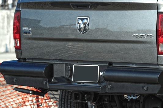 Fab Fours DR10-U2950-1 Dodge Ram 1500 2009-2018 Black Steel Elite Rear Bumper