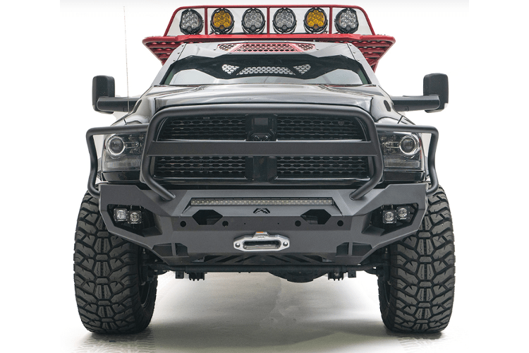 Fab Fours DR10-X2950-1 Dodge Ram 2500/3500 2010-2018 Matrix Front Bumper Winch Ready Full Guard