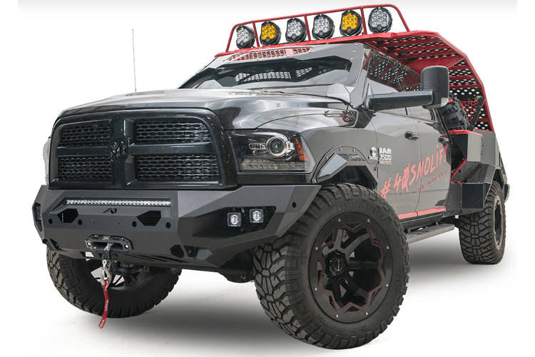 Fab Fours DR10-X2951-1 Matrix Dodge Ram 4500/5500 Front Bumper 2010-2018