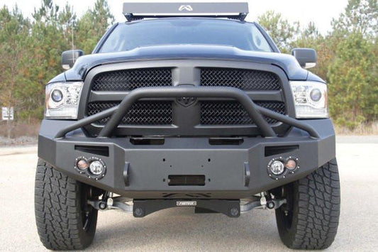 Fab Fours Dodge Ram 1500 2013-2017 Front Bumper Winch Ready with Pre-Runner Guard DR13-H2952-1