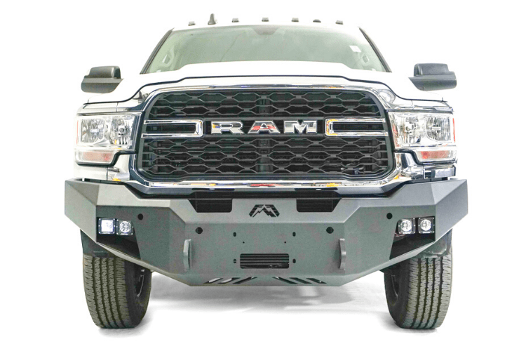 Fab Fours DR19-A4451-1 Dodge Ram 2500/3500 2019-2024 New Premium Front Bumper Winch Ready No Guard