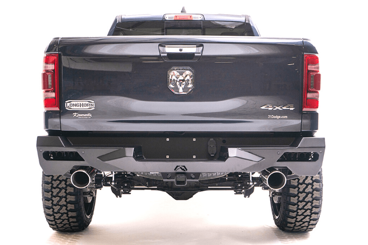 Fab Fours DR19-E4251-1 Dodge Ram 1500 2019-2024 Vengeance Rear Bumper with Sensor