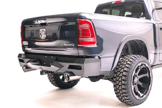 Fab Fours DR19-E4251-1 Dodge Ram 1500 2019-2023 Vengeance Rear Bumper with Sensor