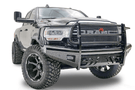 Fab Fours DR19-S4460-1 Dodge Ram 2500/3500/4500/5500 2019-2023 Black Steel Full Guard Front Bumper