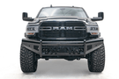 Fab Fours Black Steel No Guard Front Bumper 2019-2024 Dodge Ram 2500/3500 HD (New Body Style) DR19-S4461-1