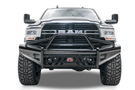 Fab Fours Black Steel Pre-Runner Guard Front Bumper 2019-2024 Dodge Ram 2500/3500 (New Body Style) DR19-S4462-1