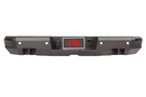Fab Fours DR19-W4251-1 Dodge Ram 1500 2019-2024 Premium Rear Bumper with Sensor Dual Exhaust