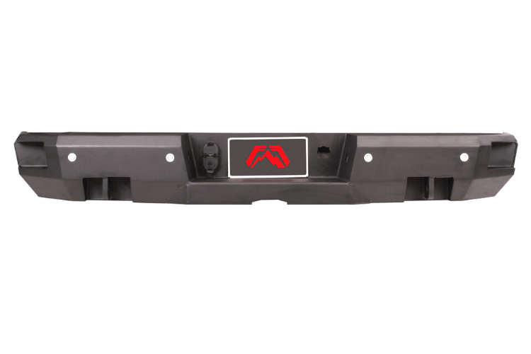 Fab Fours DR19-W4251-1 Dodge Ram 1500 2019-2024 Premium Rear Bumper with Sensor Dual Exhaust