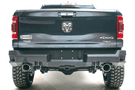 Fab Fours DR19-W4251-1 Dodge Ram 1500 2019-2024 Premium Rear Bumper with Sensor Dual Exhaust