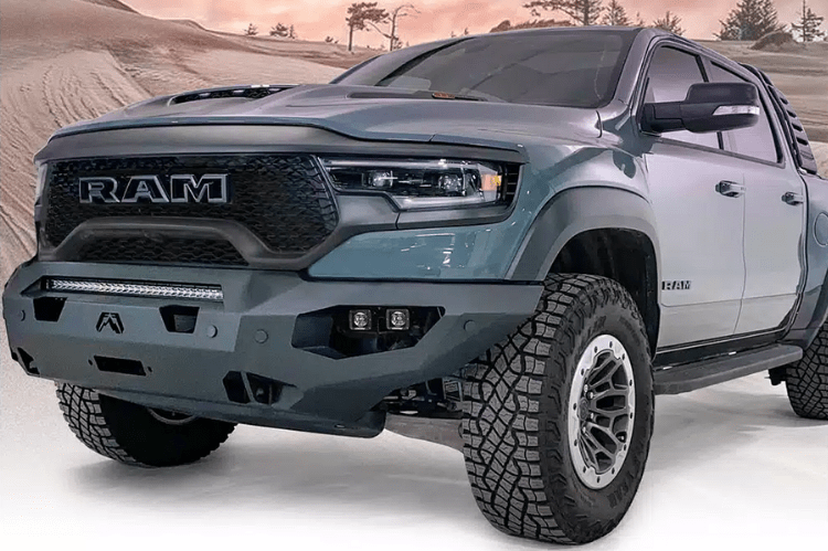 Fab Fours DX21-X5551-1 Dodge Ram 1500 TRX 2021-2024 Matrix Front Bumper No Guard