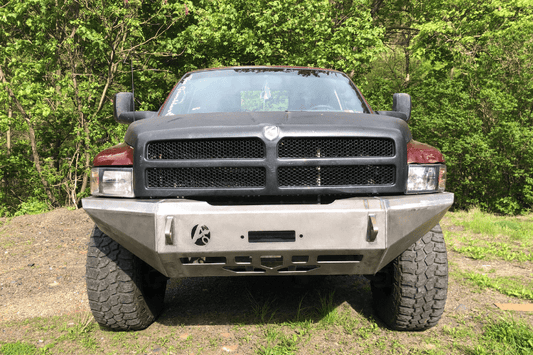 Affordable Offroad Dodgefront  Dodge Ram 1500 1993-2002 Front Bumper Modular Plain