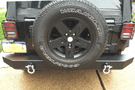 Affordable Offroad EJKrear Jeep Wrangler JK 2007-2018 Rear Bumper Full Width