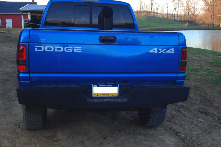 Affordable Offroad Edodgerear Dodge Ram 1500 1993-2001 Elite Rear Bumper Full Width