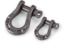Warn Premium 92093 Black Universal 3/4" Fit Pair Shackles, 18000 lbs.