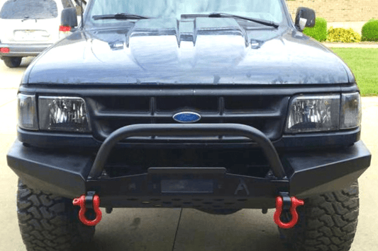 Affordable Offroad Erangermod93-97 Ford Ranger 1993-1997 Elite Front Bumper Modular Plain with Bull Bar