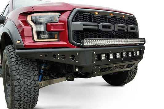 ADD F112492820103 Ford F150 Raptor 2017-2020 Venom R Front Bumper With LED Light Mounts and Vents for intercooler