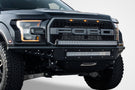 ADD F112502820103 Ford F150 Raptor 2017 Venom "R" Front Bumper With Winch and LED Mounts Hammer Black - BumperOnly