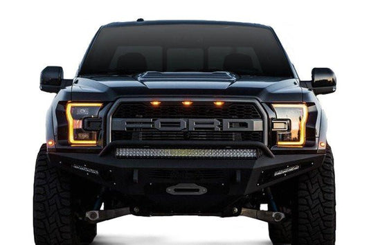 ADD F117382860103 Ford F150 Raptor 2017-2020 Honeybadger Front Bumper Winch and LED Lights Mount