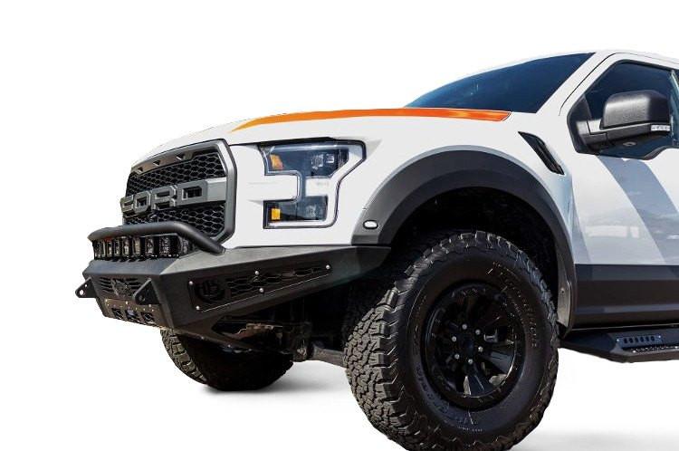 ADD F117432860103 Ford F150 Raptor HoneyBadger Front Bumper With EcoBoost Venting and 40'' LED Light Bar Mounts - BumperOnly