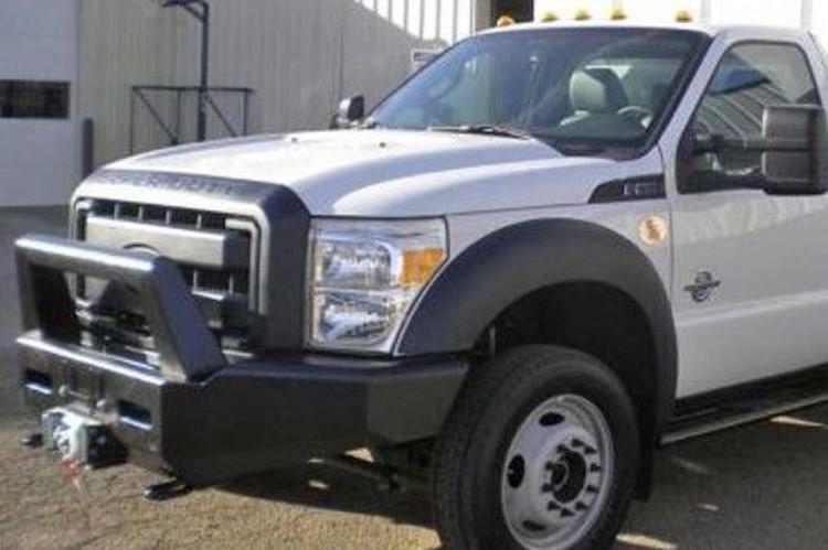 Buckstop Ford F250/F350 Superduty 2011-2016 Front Bumper Winch Ready with Tow Hooks F11BOSS