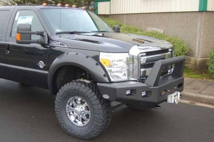 Buckstop Ford F450/F550 Superduty 2011-2016 Front Bumper Winch Ready with Tow Hooks F11BOSS