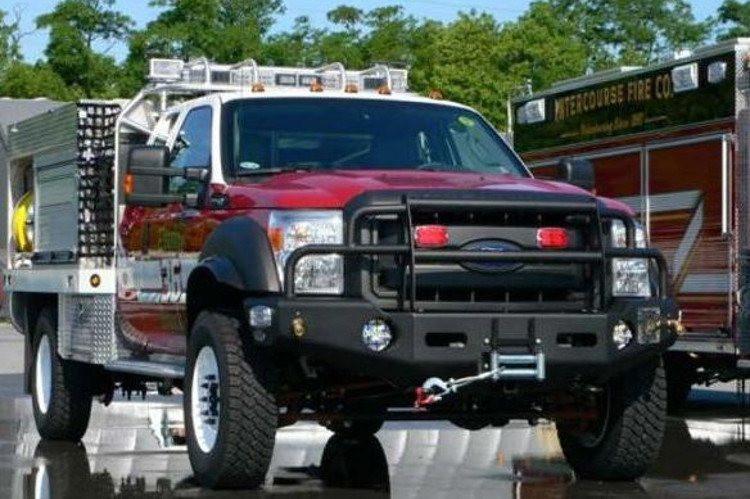 Buckstop Ford F450/F550 Superduty 2011-2016 Front Bumper Winch Ready with Tow Hooks F11CL2