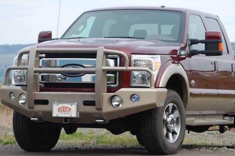 Buckstop Ford F450/F550 Superduty 2011-2016 Front Bumper Winch Ready with Tow Hooks F11OB