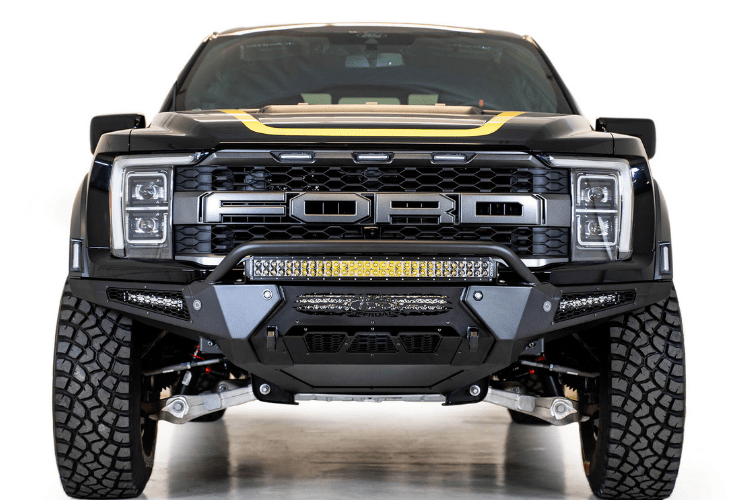 ADD F210221180103 Ford F150 Raptor 2021-2024 Honeybadger Front Bumper Non-Winch Mount with Top Hoop