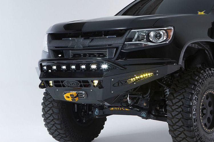 ADD F357382720103 GMC Canyon 2015-2020 Honeybadger Front Bumper with Winch Mount