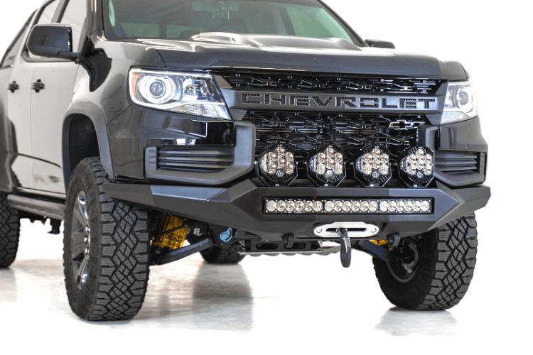 ADD F451202190103 Chevy Colorado ZR2 2021-2022 Stealth Fighter Front Bumper Winch Ready