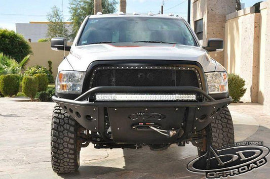 ADD F513401150103 Stealth 2010-2019 Ram 2500/3500 HD Front Bumper W/ Factory Winch (Powerwagon Only) - BumperOnly