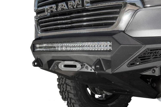 ADD F551422770103 Dodge Ram 1500 2019-2023 Stealth Fighter Front Bumper with Sensor Cutouts Winch Ready
