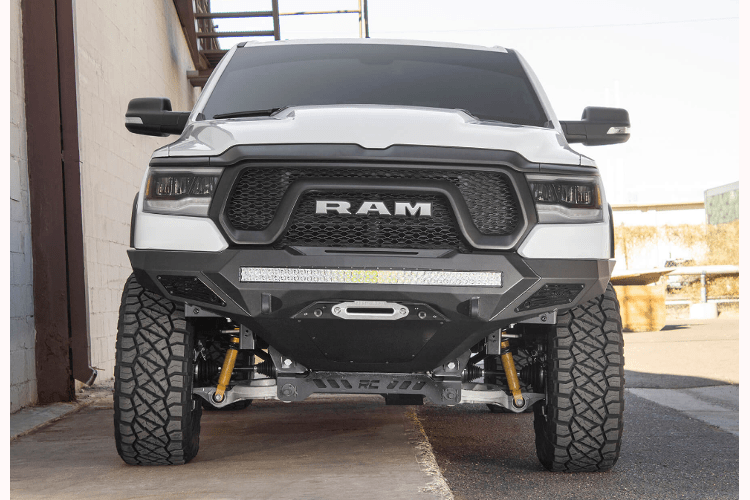ADD F611422770103 Dodge Ram 1500 Rebel 2019-2023 Stealth Fighter Front Bumper with Sensor Cut Outs Winch Ready