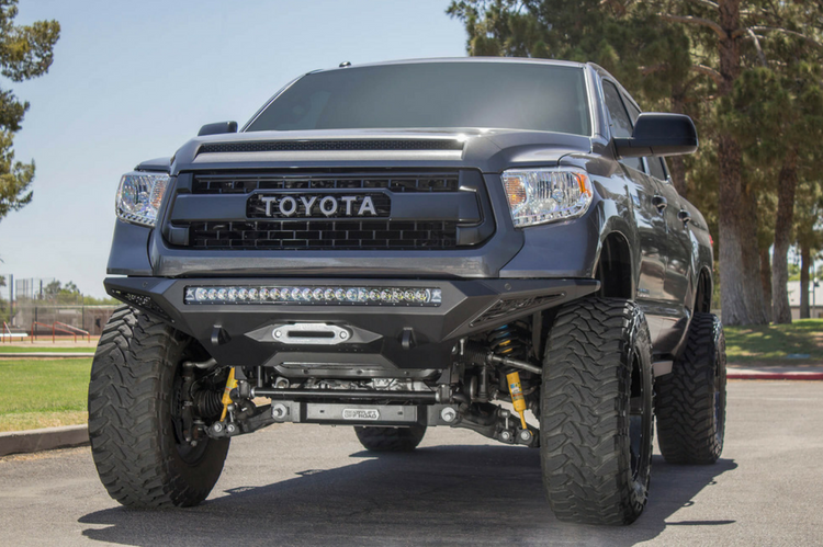 Addictive Desert Designs F741422860103 Toyota Tundra 2014-2021 Stealth Fighter Front Bumper Winch and Sensor Ready