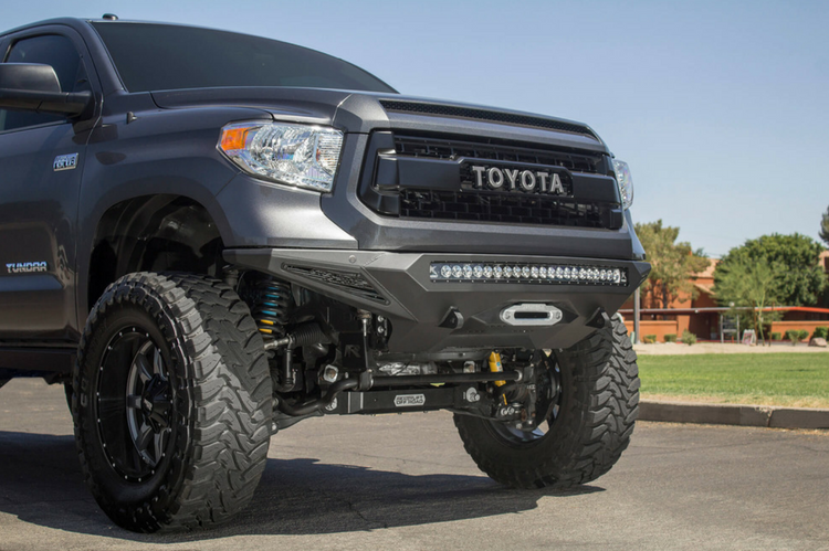 Addictive Desert Designs F741422860103 Toyota Tundra 2014-2021 Stealth Fighter Front Bumper Winch and Sensor Ready