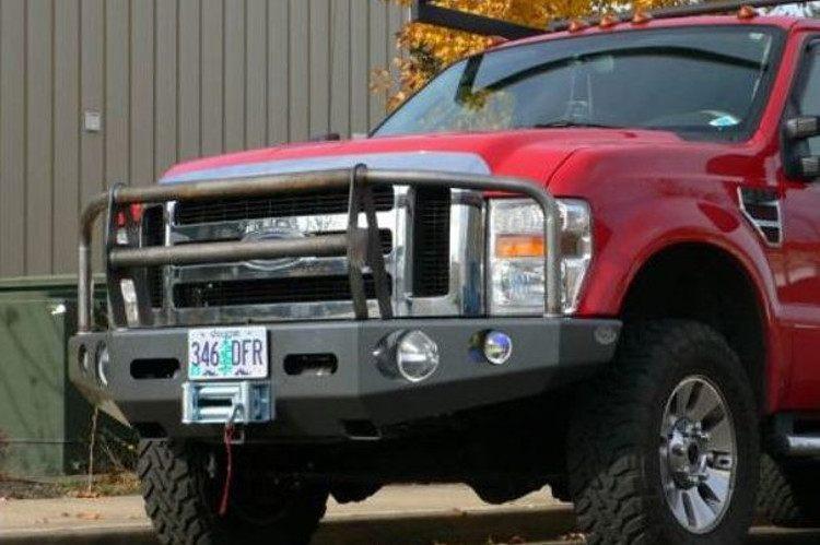Buckstop Ford F450/F550 Superduty 2008-2010 Front Bumper Winch Ready with Tow Hooks F9CLS