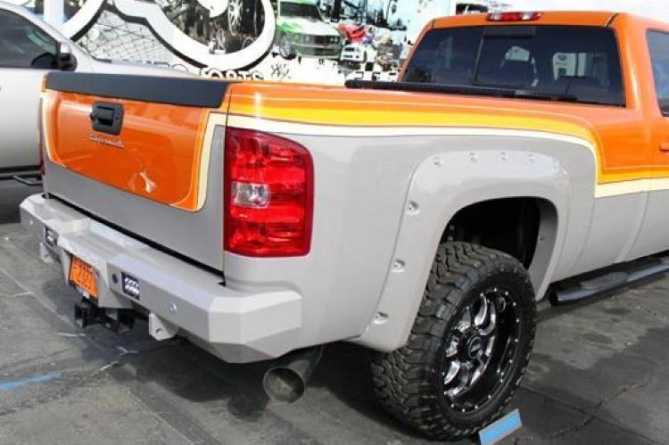Fusion FB-07131500GMRB GMC Sierra 1500 Rear Bumper 2007.5-2013