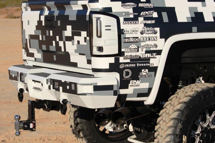 Fusion FB-14171500GMRB GMC Sierra 1500 Rear Bumper 2014-2017