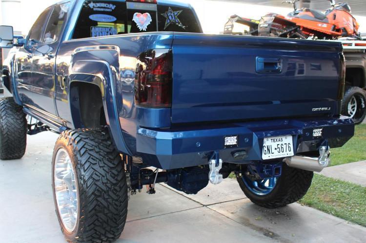 Fusion FB-14171500GMRB GMC Sierra 1500 Rear Bumper 2014-2017
